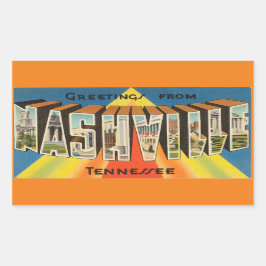 Tennessee, Blatt 4 Nashville Aufkleber