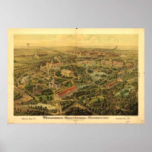 Tennessee Centennial Exposition, Nashville (1897) Poster (Vorne)