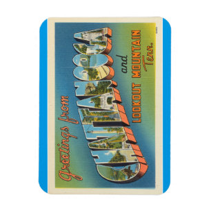 Tennessee, Chattanooga, Ausblick-Gebirgsmagnet Magnet