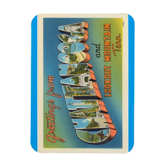 Tennessee, Chattanooga, Lookout Mountain Magnet (Vertikal)