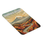 Tennessee Cherohala Skyway Souvenir Magnet (Rechte Seite)
