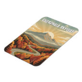 Tennessee Cherohala Skyway Souvenir Magnet (Linke Seite)