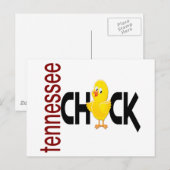 Tennessee Chick 1 Postkarte (Vorne/Hinten)