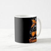 Tennessee Cowgirl Gingham Bun Tn Orange State Wome Kaffeetasse (VorderseiteRechts)