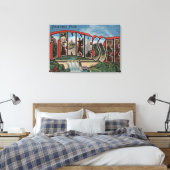 Tennessee (Dam)Große BuchstabenszenenTennessee Leinwanddruck (Insitu (Schlafzimmer))