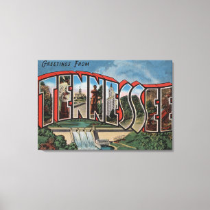 Tennessee (Dam)Große BuchstabenszenenTennessee Leinwanddruck
