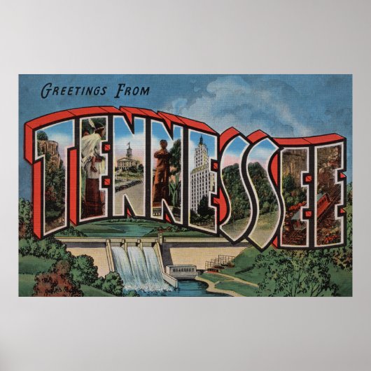 Tennessee (Dam)Große BuchstabenszenenTennessee Poster (Vorne)