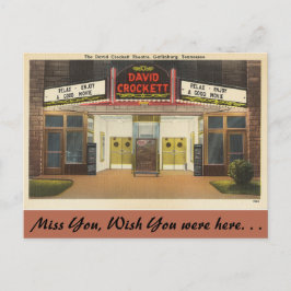 Tennessee, David Crockett Theater, Gatlinburg Postkarte