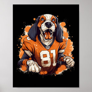 Tennessee Dog Sport Liebe Tennessee Drei Sterne Poster