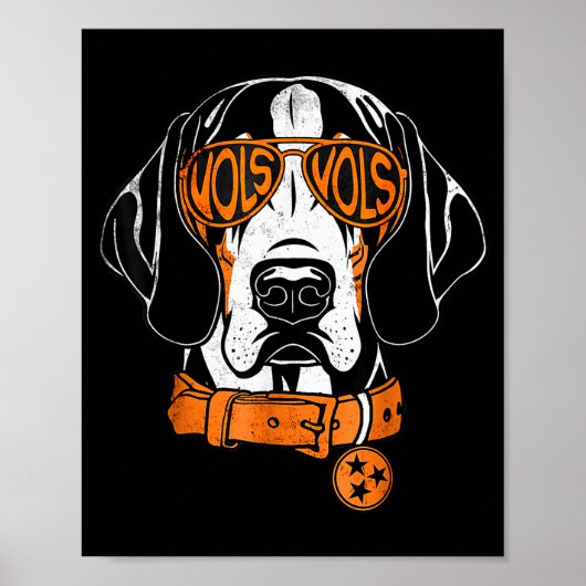 Tennessee Dog Sungles T Bluetick Coonhound Women M Poster (Vorne)