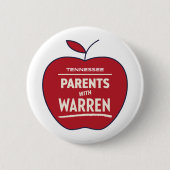 Tennessee-Eltern mit Elisabeth Warren Button (Vorderseite)