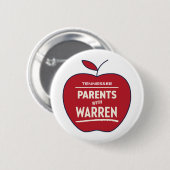Tennessee-Eltern mit Elisabeth Warren Button (Vorne & Hinten)