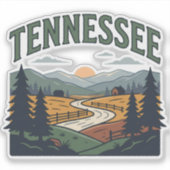 Tennessee-Erbe Aufkleber (Vorderseite)