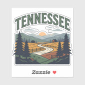Tennessee-Erbe Aufkleber (Blatt)