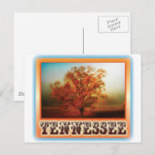 Tennessee-Fall-Baum-Szene Postkarte (Vorne/Hinten)