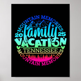 Tennessee Family Vacation Road Trip 2025 Berg Poster