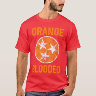 Tennessee Fan Orange Blooded Vol Sportfan Staat T-Shirt
