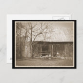 Tennessee Farm Alter Stall Postkarte (Vorne/Hinten)