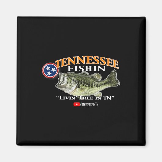 Tennessee Fishin Byb Hog Slab Fischen Magnet (Vorne)