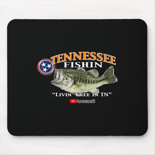 Tennessee Fishin Byb Hog Slab Fischen Mousepad (Vorne)