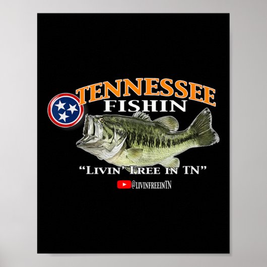 Tennessee Fishin Byb Hog Slab Fischen Poster (Vorne)