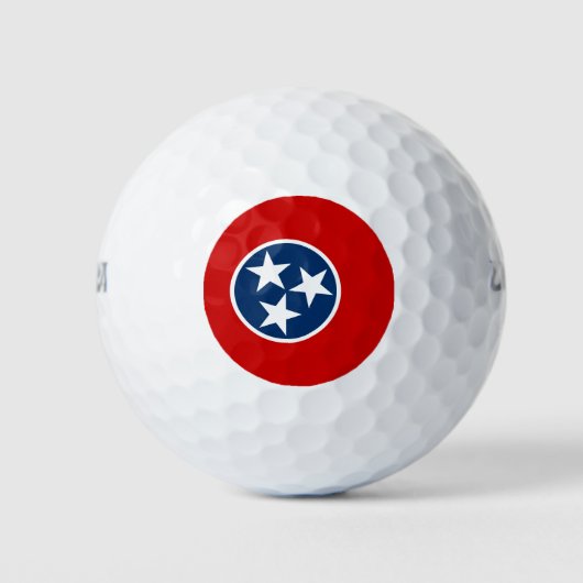 Tennessee flag, American state flag Golfball (Vorderseite)