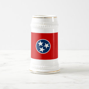 TENNESSEE FLAG BIERGLAS