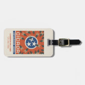 Tennessee Flag Cicada Invasion Gepäckanhänger (Vorderseite horizontal)