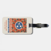 Tennessee Flag Cicada Invasion Gepäckanhänger (Rückseite horizontal)