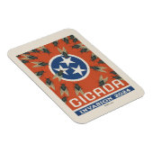 Tennessee Flag Cicada Invasion Magnet (Rechte Seite)