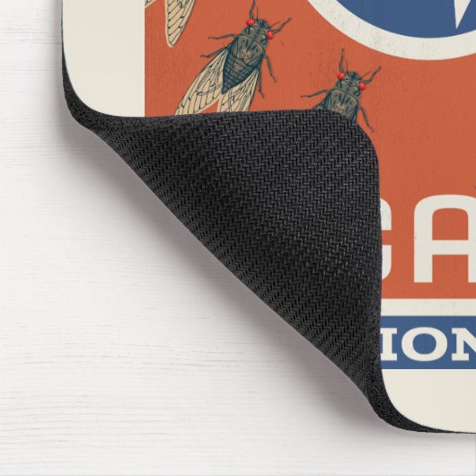 Tennessee Flag Cicada Invasion Mousepad (Ecke)