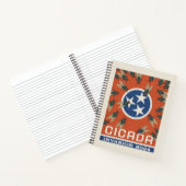 Tennessee Flag Cicada Invasion Notizblock (Innenseite)