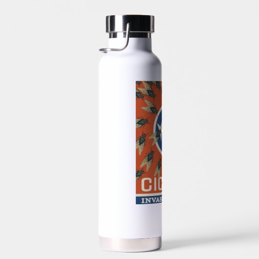 Tennessee Flag Cicada Invasion Trinkflasche (Rechts)