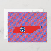 Tennessee-Flag-Karte Postkarte (Vorne/Hinten)