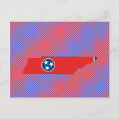 Tennessee-Flag-Karte Postkarte (Vorderseite)