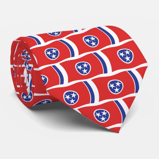 Tennessee Flag Krawatte (Gerollt)