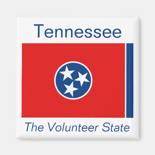 Tennessee Flag Magnet (Vorne)