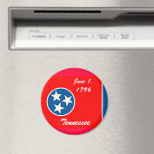 Tennessee Flag Magnet (In Situ (Geschirrspüler))