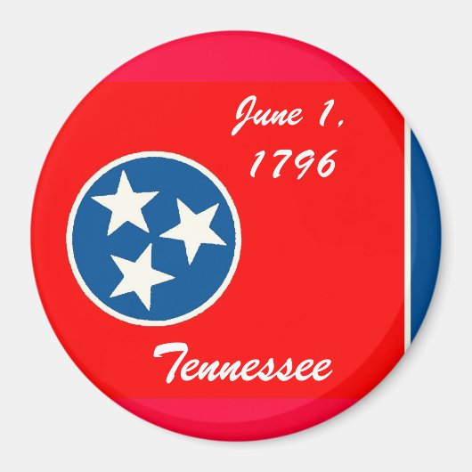 Tennessee Flag Magnet (Vorne)