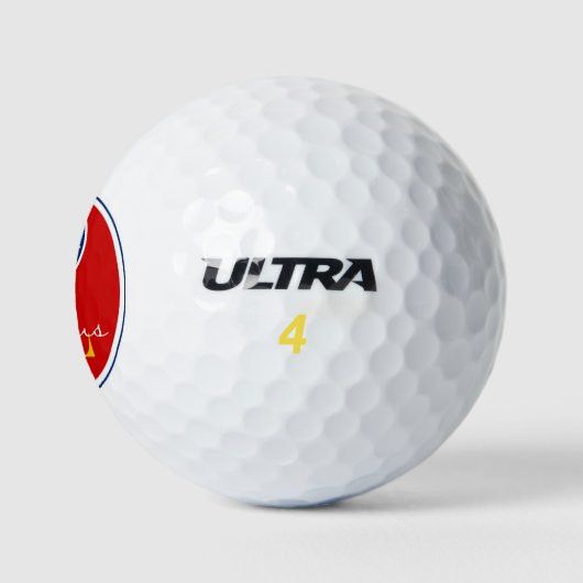 Tennessee Flag Mit Monogramm Golf Balls / USA Golfball (Logo)