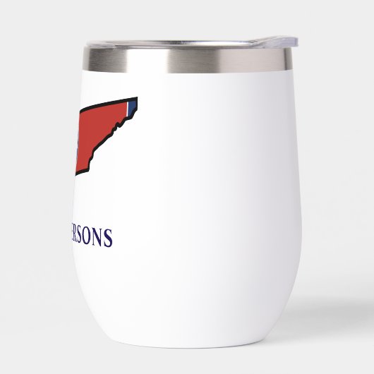 Tennessee-Flag mit Staat-Blume Iris benutzerdefini (Links)