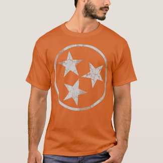 Tennessee Flag Orange Vintage Fahnen Männer Frauen T-Shirt