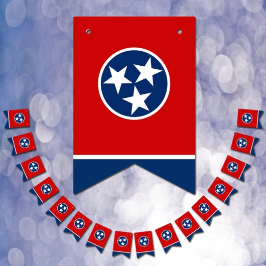 Tennessee Flag Party, Banners / Hochzeiten Wimpelkette