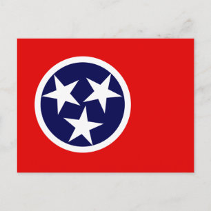 TENNESSEE FLAG POSTKARTE