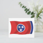 Tennessee Flag Postkarte (Stehend Vorderseite)