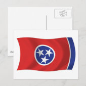 Tennessee Flag Postkarte (Vorne/Hinten)