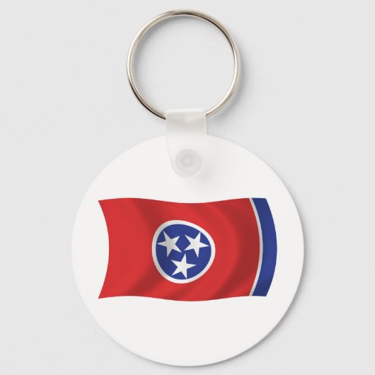 Tennessee Flag Schlüsselanhänger (Vorderseite)