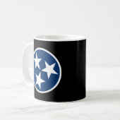 Tennessee Flag Staat Style Kaffeetasse (Vorderseite Links)