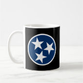 Tennessee Flag Staat Style Kaffeetasse (Links)