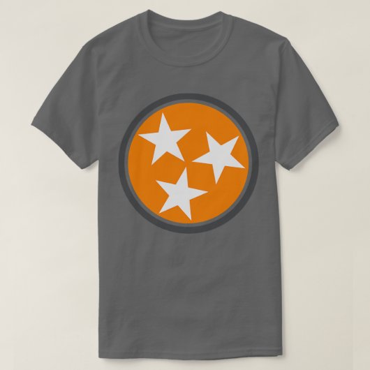 Tennessee Flag Stars Big Orange State Flag Knoxvil T-Shirt (Design vorne)